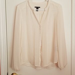 Sheer button up blouse